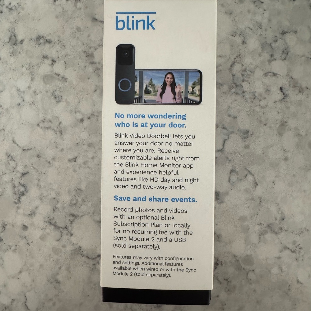 ✨ Blink Video Doorbell – Black | BRAND NEW | NWT ✨ - Picture 9 of 11